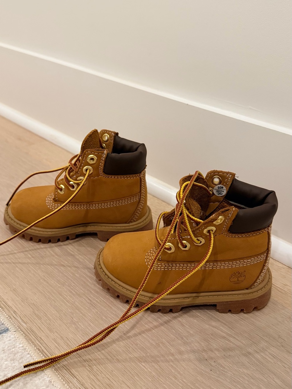 Timberland Kids Wheat Lace-Up Boots